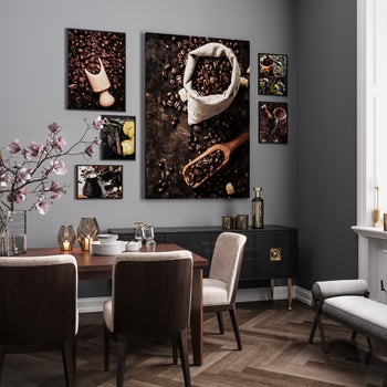Canvastavla - Black Coffee