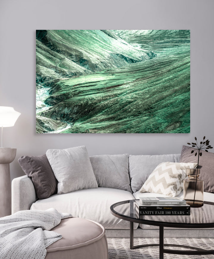 Canvas Schilderij - Green Valley