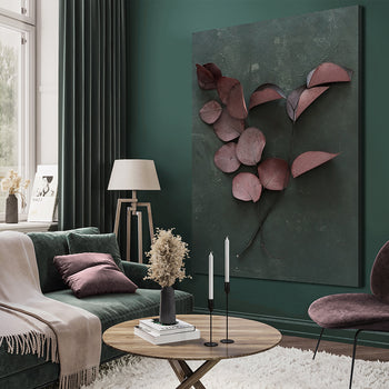 Canvastavla - Red Leaves (80x120cm)