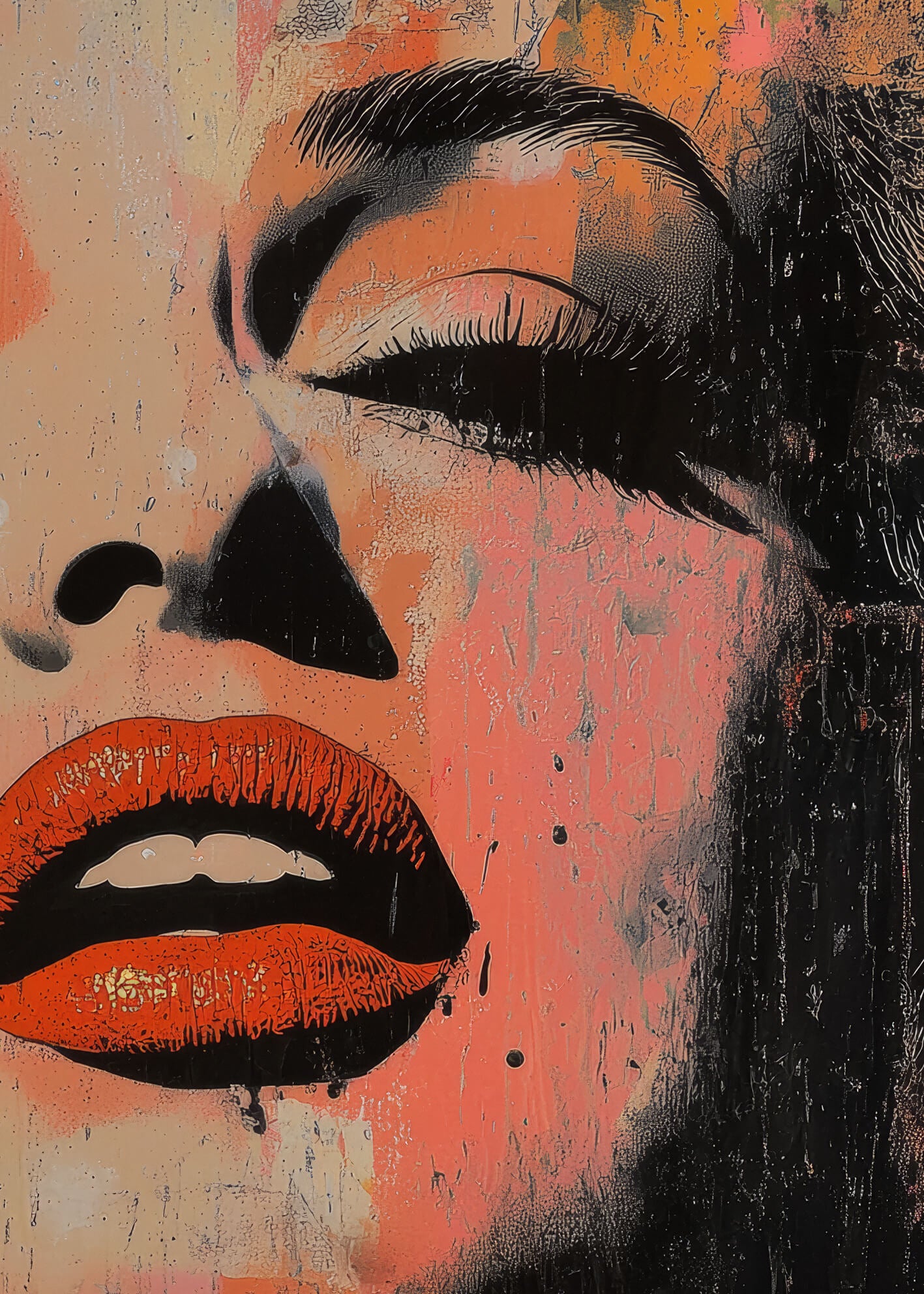 Canvastavla - Hollywood Glamor (100x150)