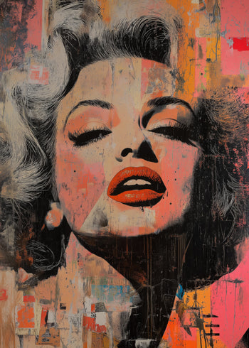 Canvastavla - Hollywood Glamor (100x150)