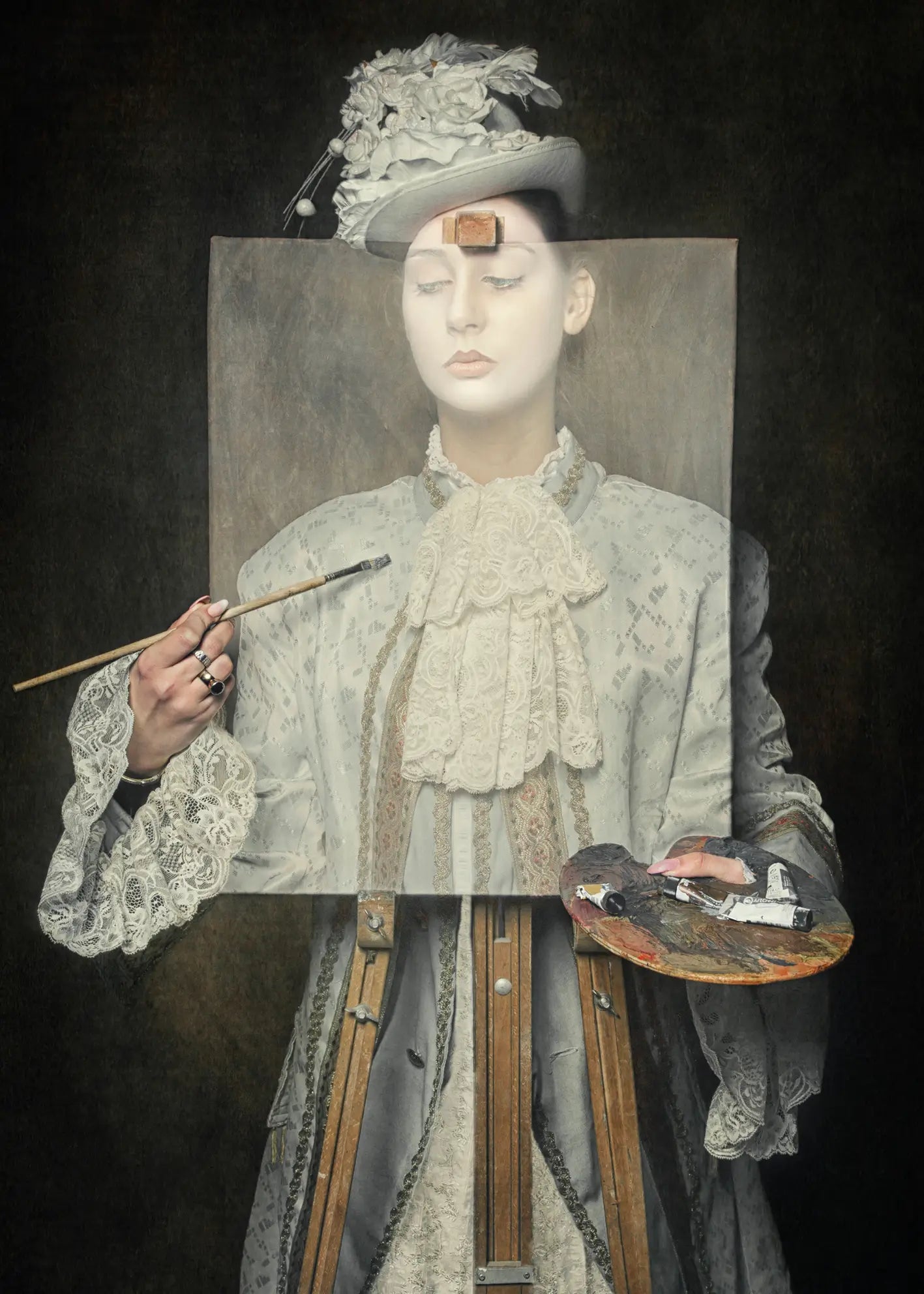 Canvastavla - Silent Artist (70x100)