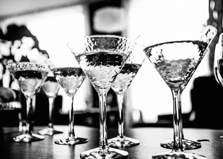 Canvas Schilderij - Martini Glasses