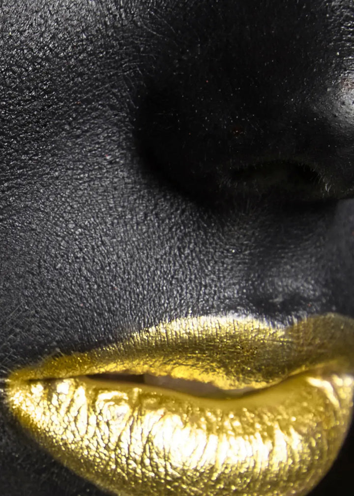 Akoestisch Fotopaneel - Black & Gold