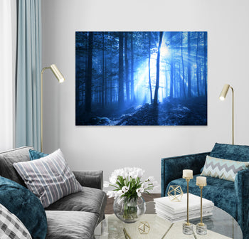 Canvastavla - Blue Forest