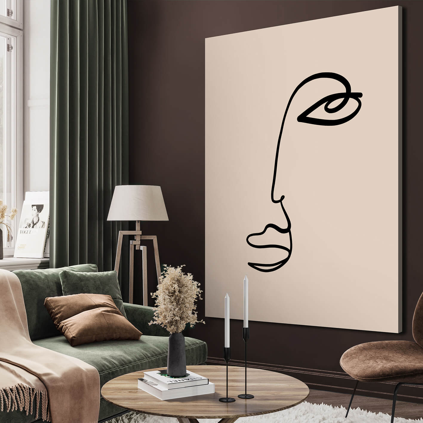 Canvastavla - Frill (70x100cm)