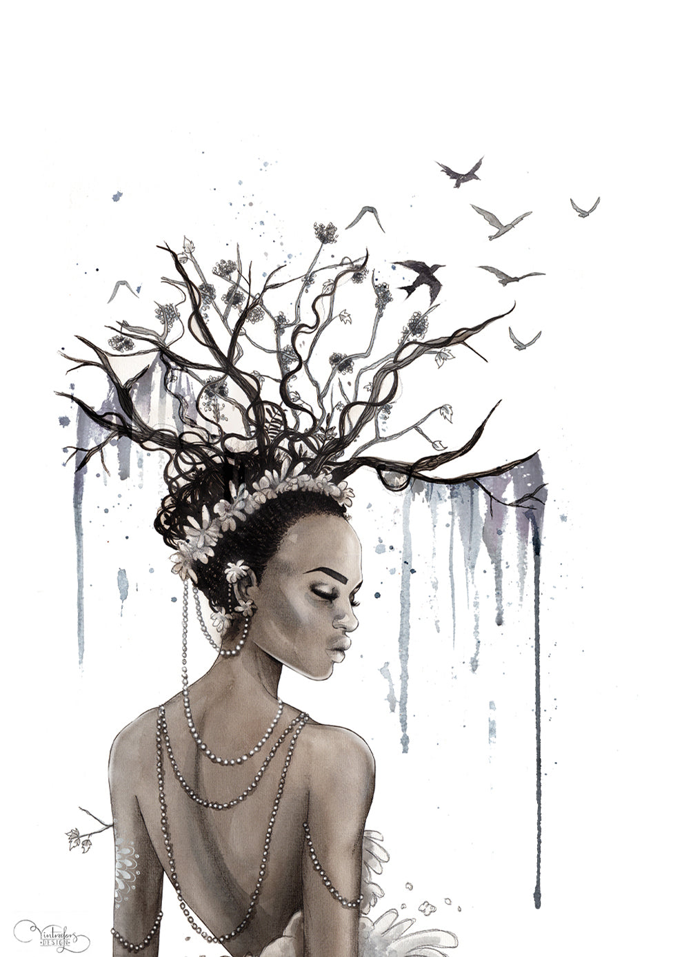 Poster - Katarina Winetrafors - Lady Pearl